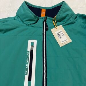 Peter Millar Jacket / Pullover, Size - L, Color - Teal / Green, New with tags